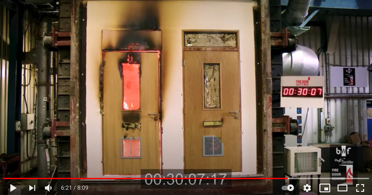 normal door catching and fire door resisting
