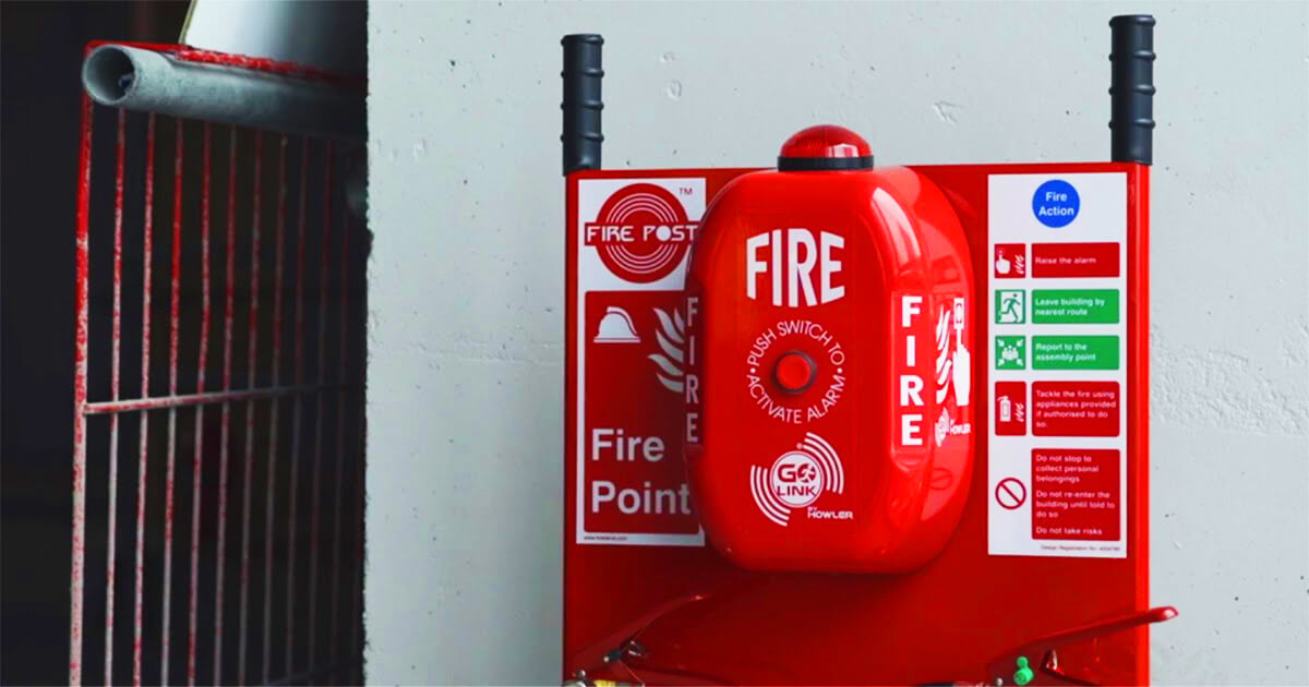FirePost With Go Link Fire Alarm