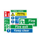 Fire Exit Warning Signs