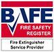 Fire extinguisher service provider logo