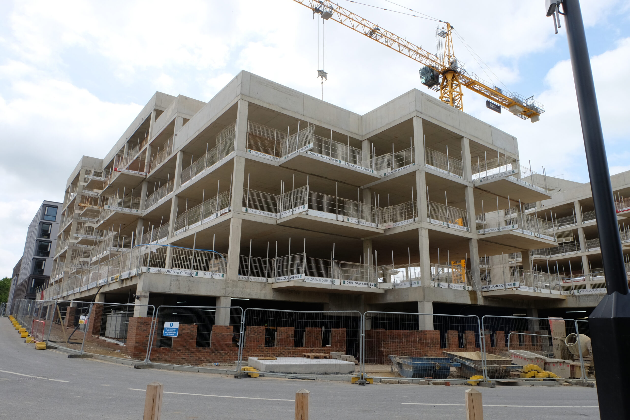 Building under construction at riverside square, canterbury