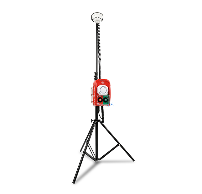Fire Alarm On Extendible Stand